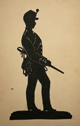 Lieutenant Corbet, infanterie légère des Royal Marines, vers 1867